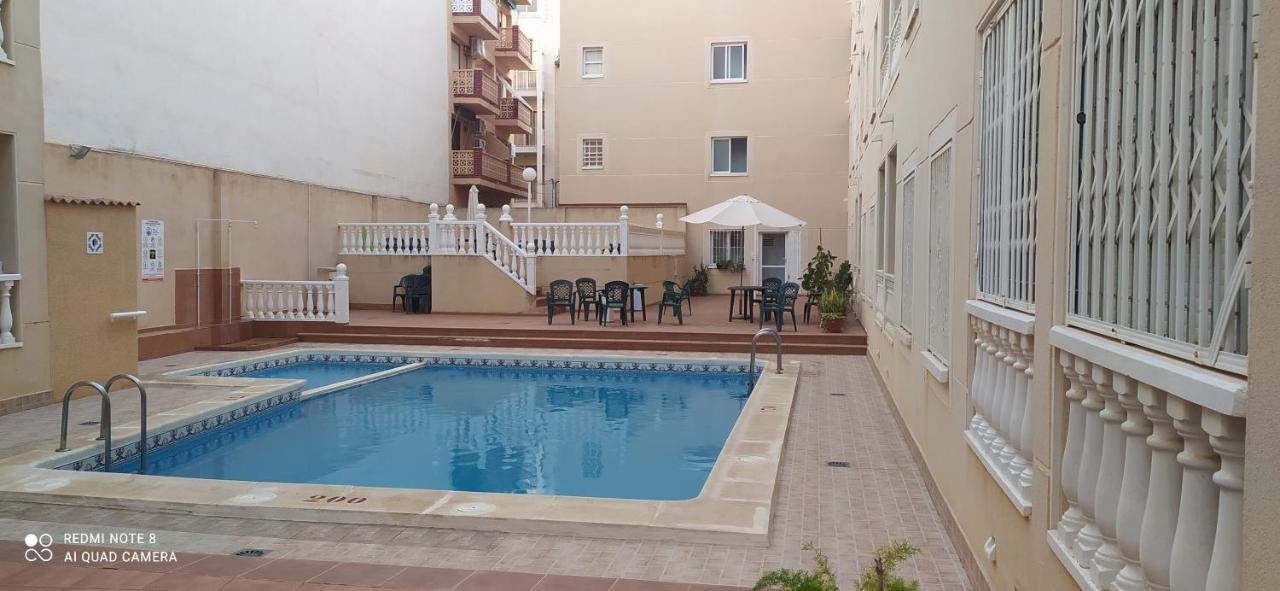 Estudio Wifi Bano 1 Sofa Cama Doble Piscina Playa 100Mts 또레비에하 외부 사진